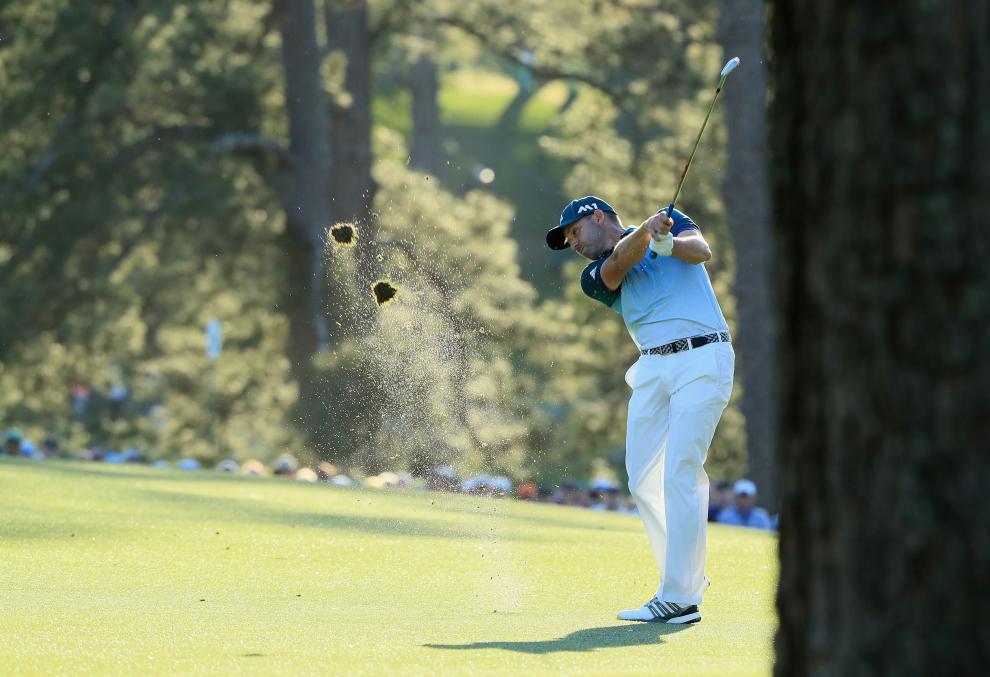 El Golfista Espa Ol Sergio Garc A Se Hace Grande En Augusta