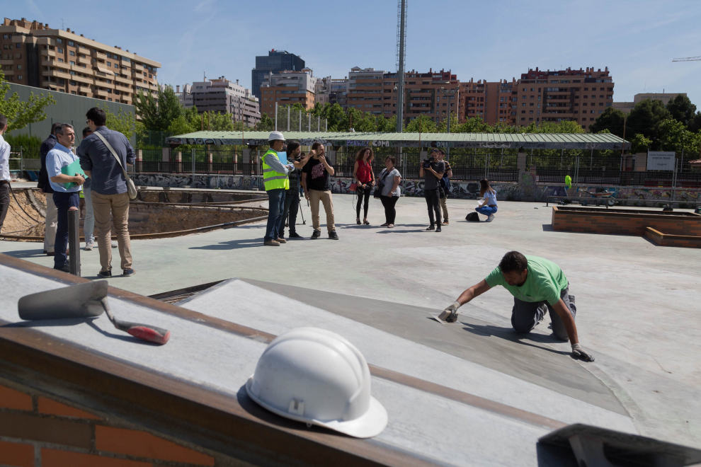 Así están ahora las obras del Skate Park Imágenes