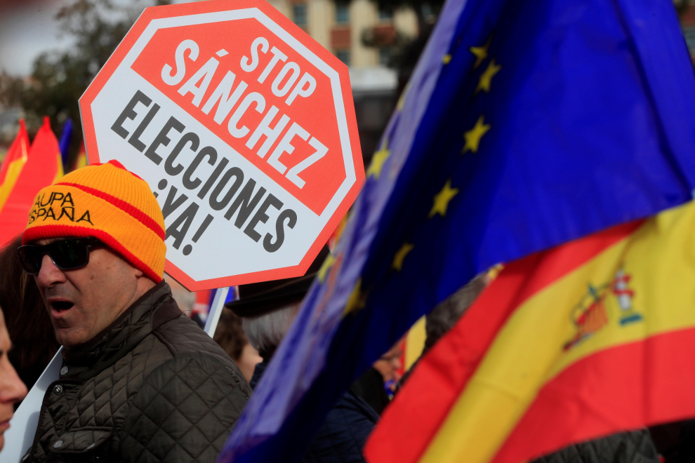 Manifestaci N De Pp Cs Y Vox En Madrid Para Pedir Elecciones Inmediatas