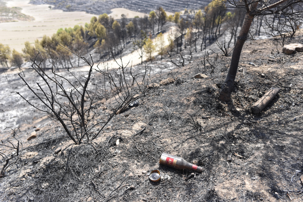 Incendio En La Sierra De Alcubierre