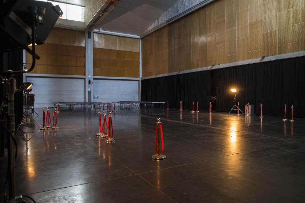 La Sala Multiusos Se Prepara Para Los Premios Feroz En Zaragoza