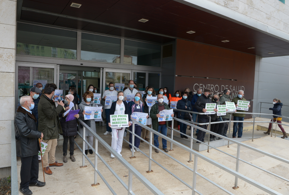 Movilizaciones en Teruel para reclamar mejoras en la Atención Primaria