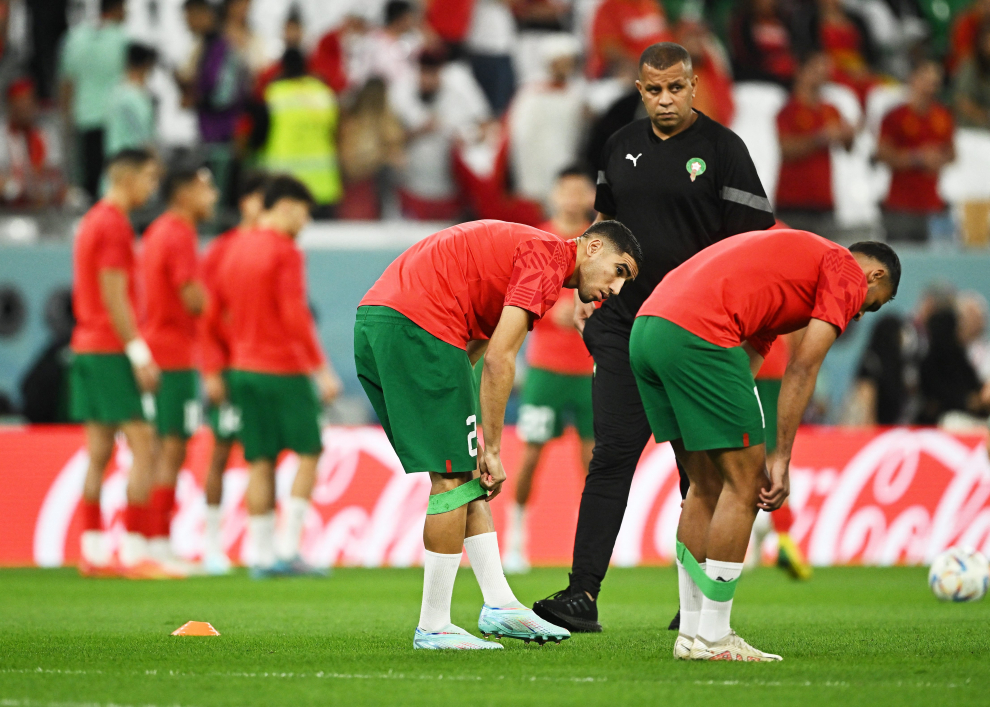 Fotos del partido Marruecos España del Mundial de Qatar 2022 Imágenes