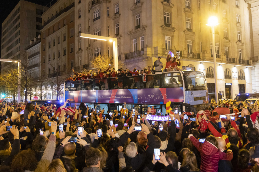 Las Mejores Fotos Del Casademont Zaragoza Celebrando La Copa De La