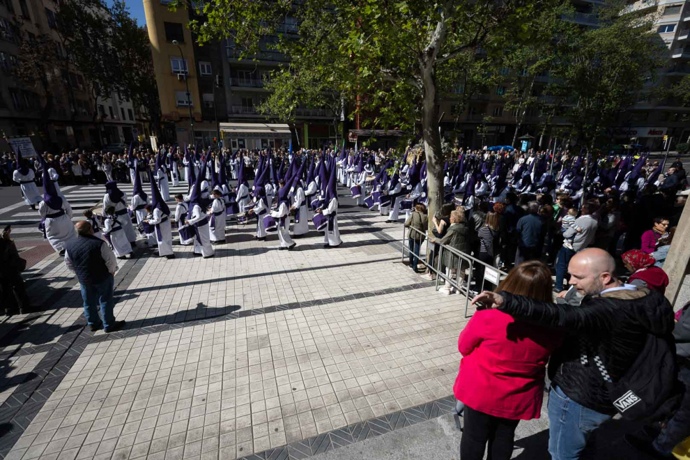 En imágenes Procesiones del Jueves Santo en Zaragoza