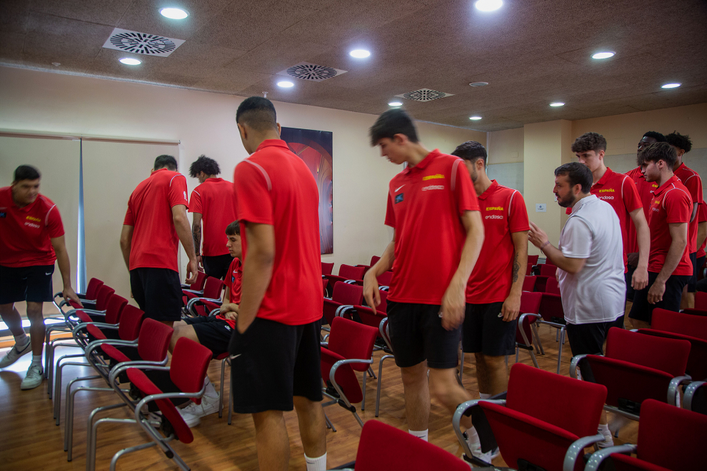 Fotos Concentración de la selección española de baloncesto sub 19 en