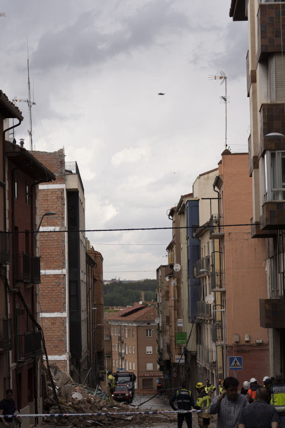 Fotos Del Desprendimiento De Un Edificio En Teruel Que Ha Colapsado