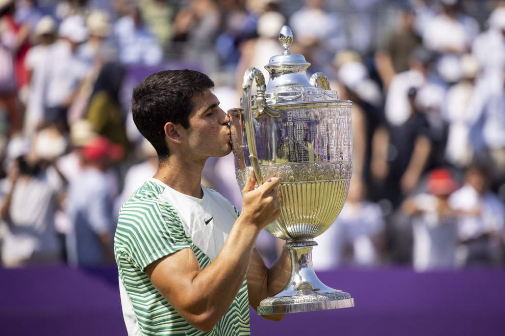 Final del Torneo de Queen s Carlos Alcaraz campeón Imágenes Imágenes