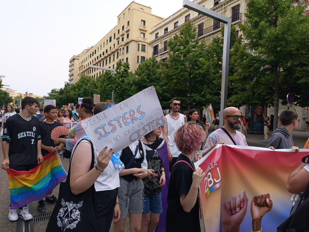 Fotos de la manifestación del Día del Orgullo en Zaragoza