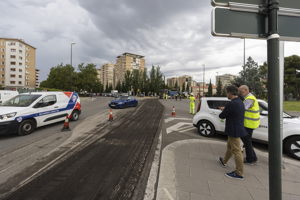 En Im Genes Comienza La Operaci N Asfalto En Zaragoza Im Genes