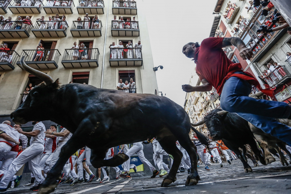 Fotos Cuarto Encierro De San Ferm N En Pamplona Im Genes