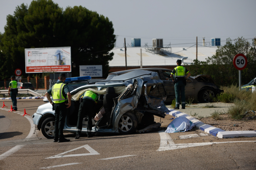 Fotos Del Accidente Mortal En La N A La Altura De Utebo