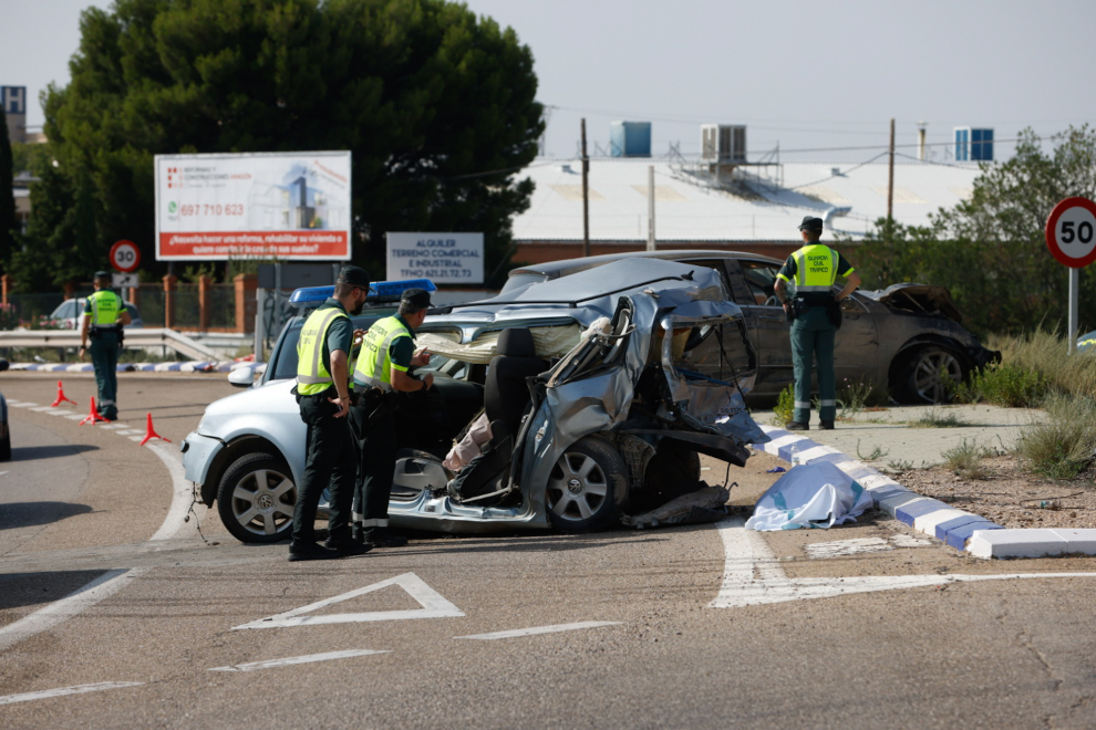 Fotos Del Accidente Mortal En La N A La Altura De Utebo