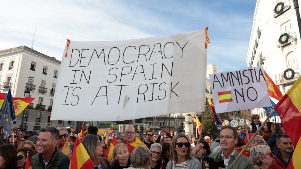 Manifestaciones Contra La Amnist A En Distintas Ciudades De Espa A