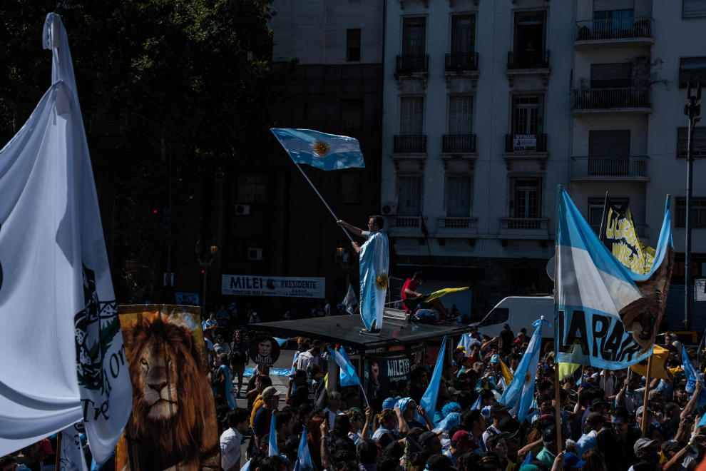 Investidura De Javier Milei Presidente De Argentina Im Genes