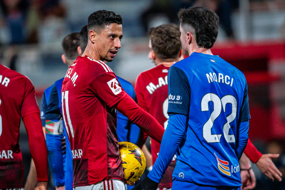 Imágenes del partido entre el Amorebieta y el Real Zaragoza Imágenes