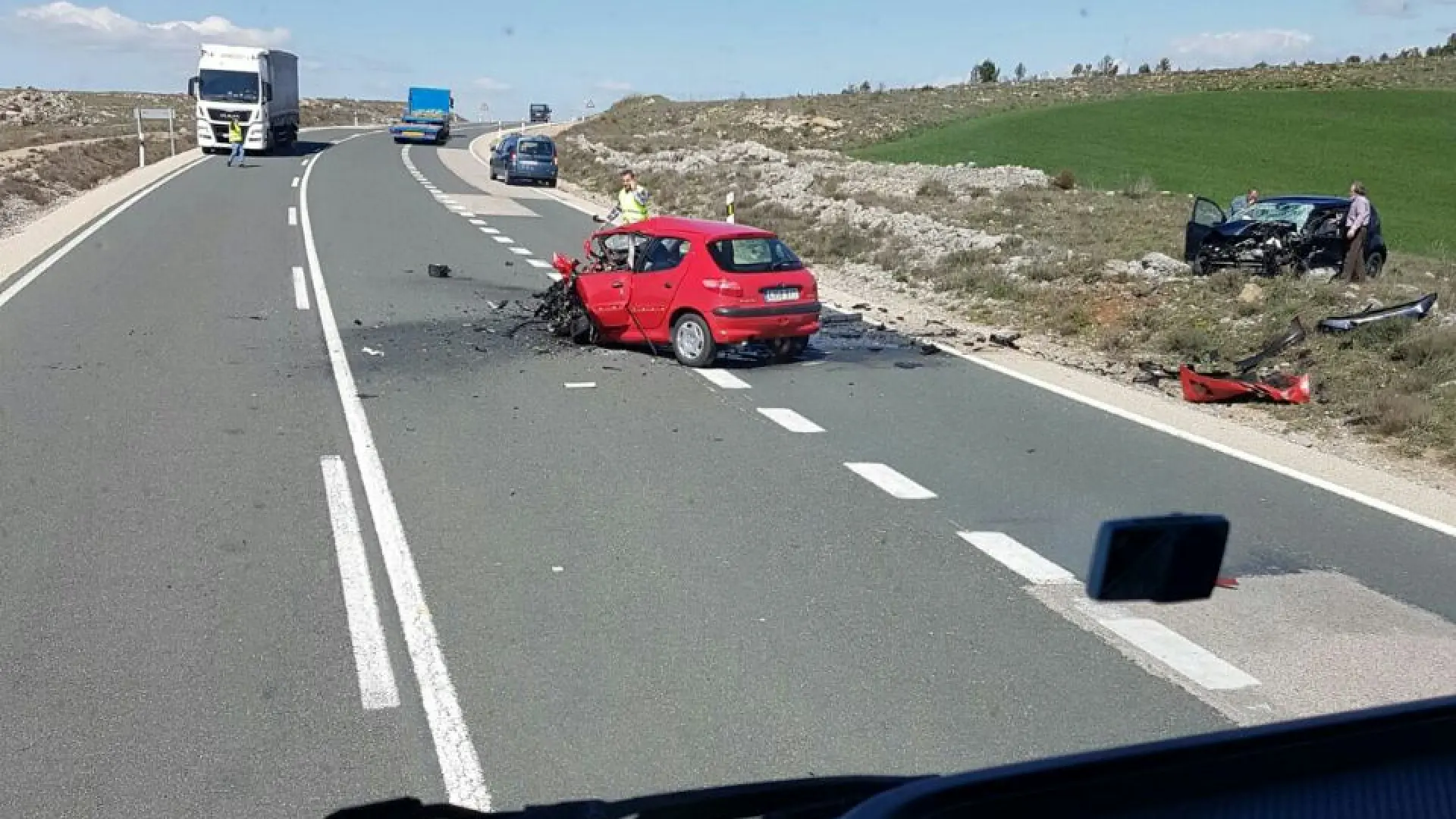 Dos Fallecidos Y Un Herido Grave En Un Accidente En La N En La Ome Aca