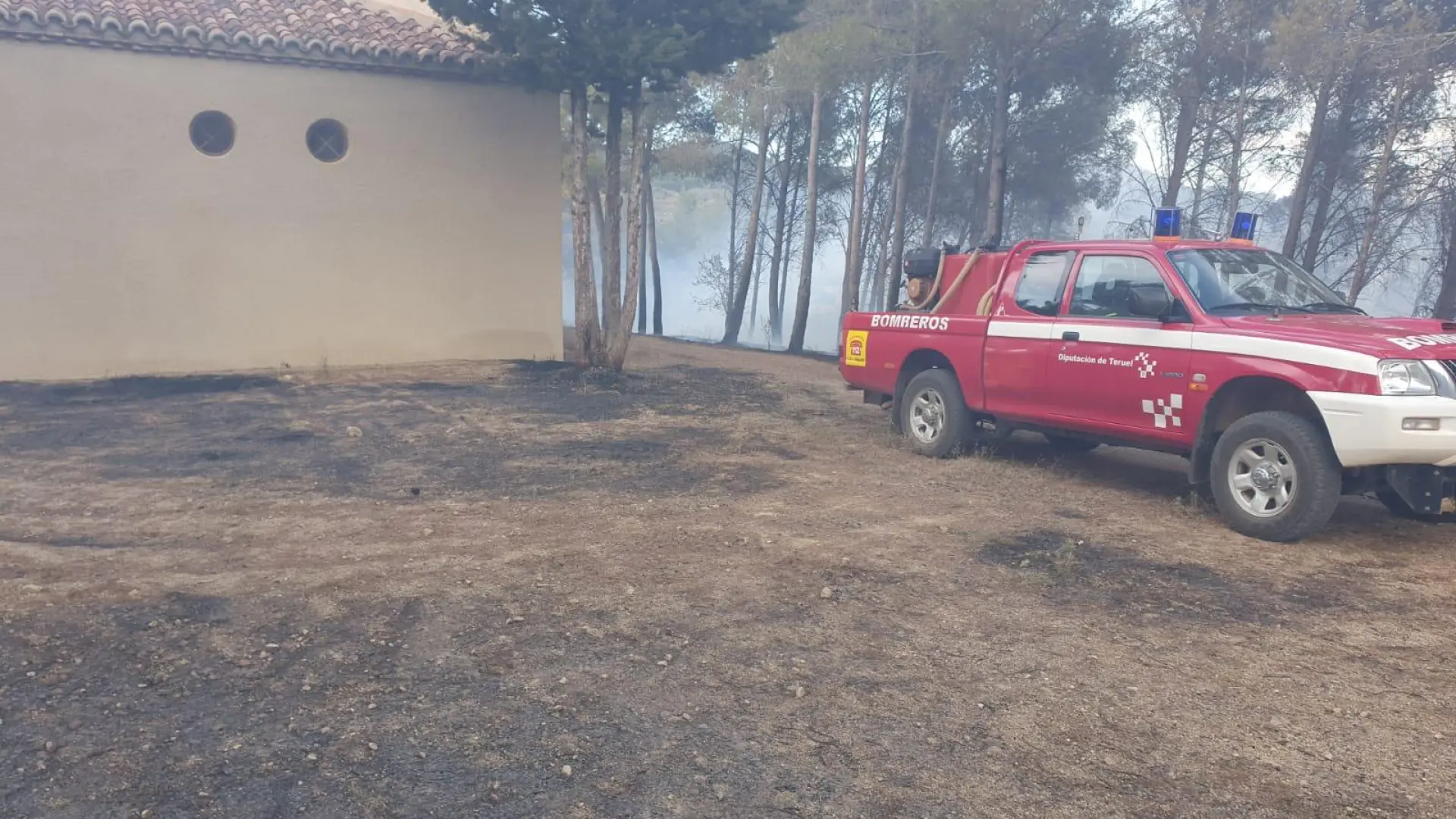 Aragón acomete la restauración vegetal de las zonas incendiadas este verano