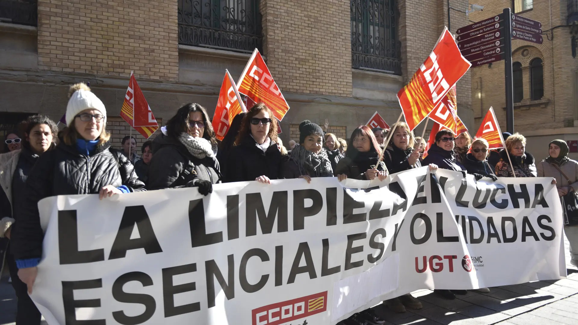 Suspendida Por Un Mes La Huelga De La Limpieza En Huesca Tras Un Preacuerdo