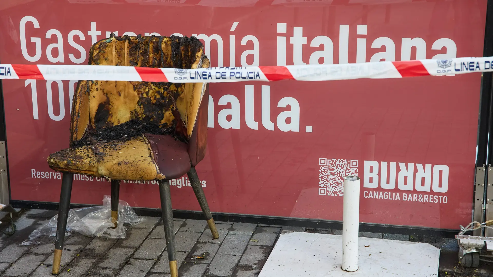 Im Genes Del D A Despu S Del Incendio En El Restaurante De Madrid