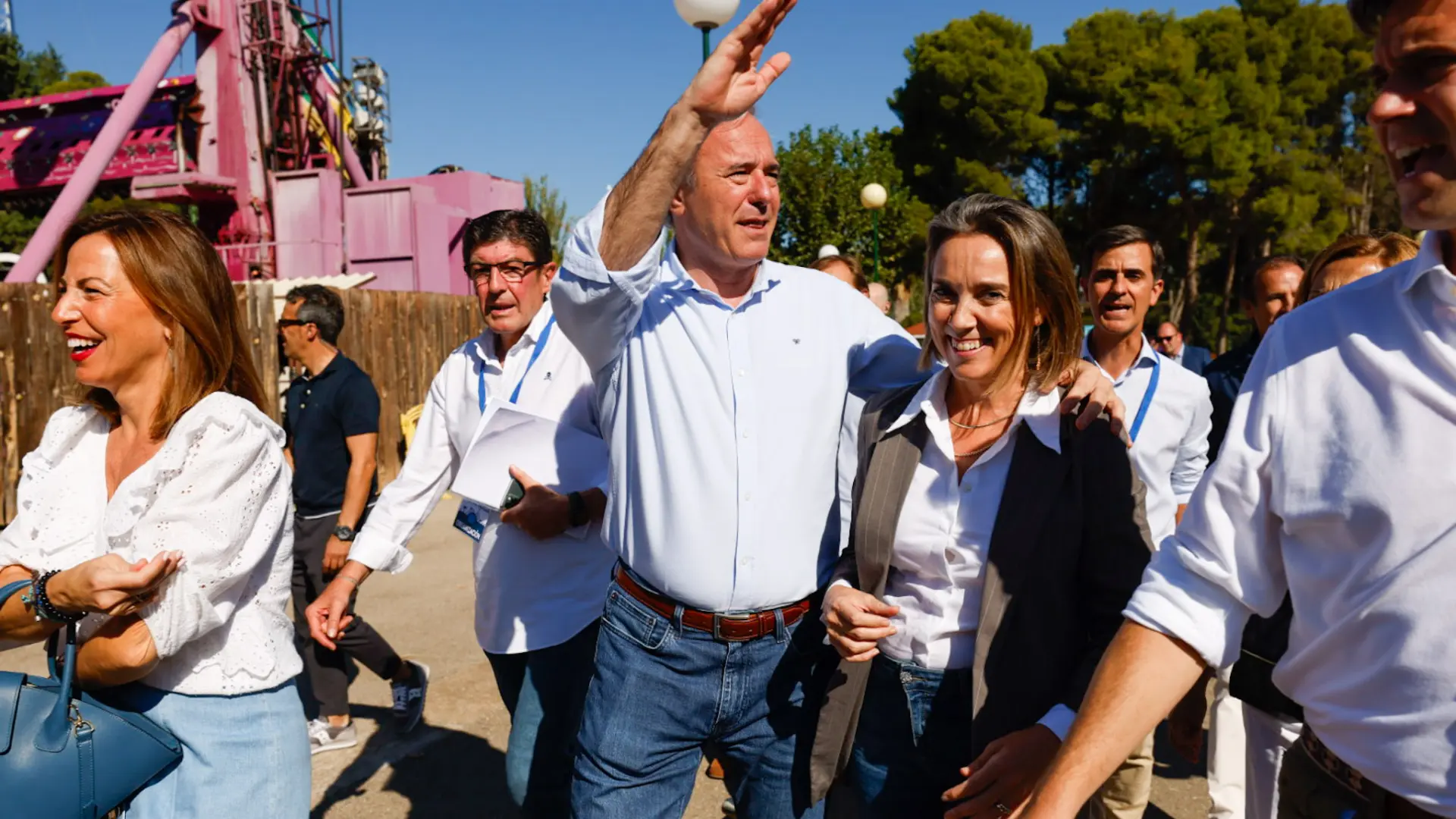 Gamarra reclama a Sánchez en Zaragoza valentía para convocar elecciones