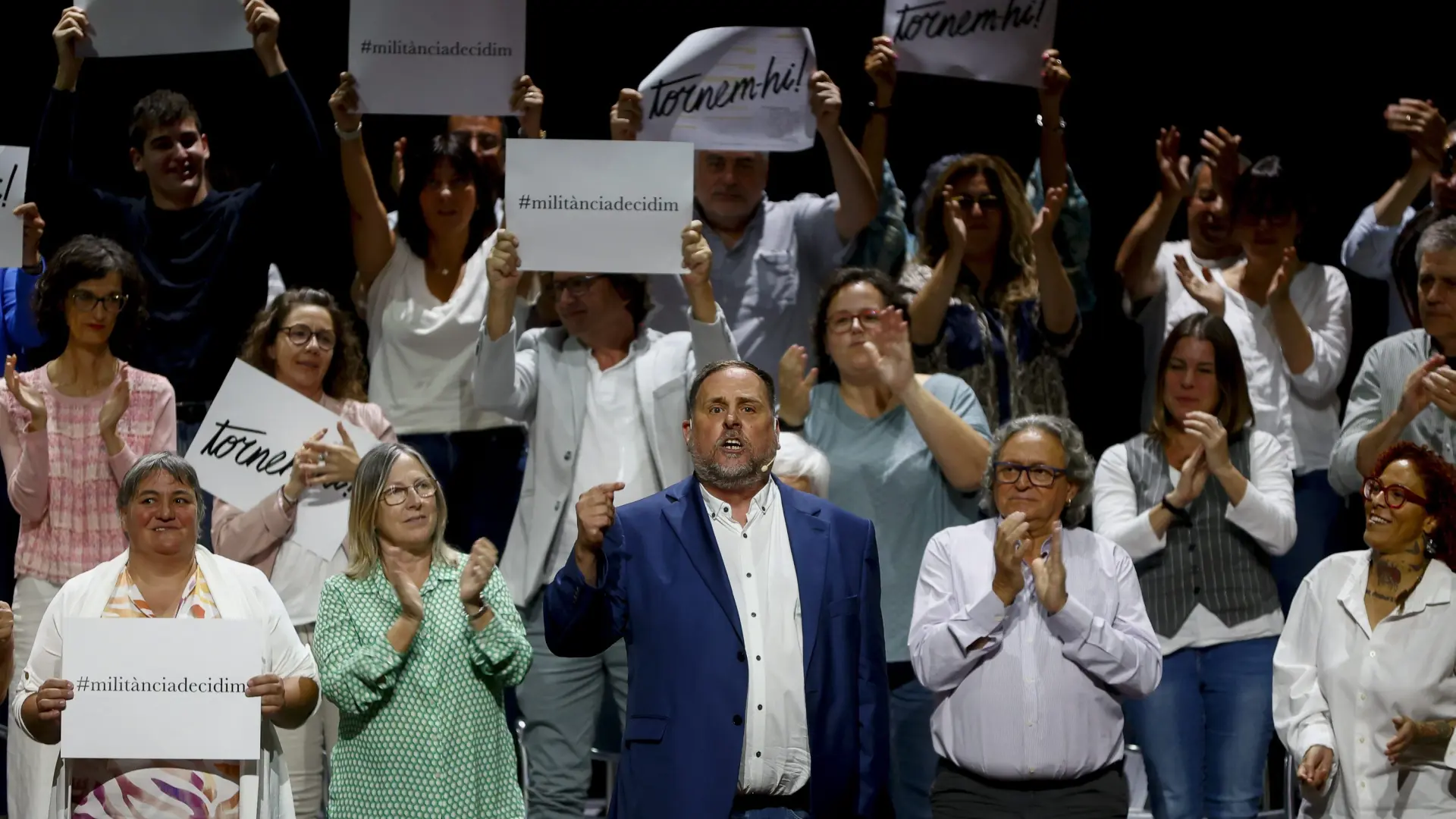 Junqueras Y Alamany Nuevos Presidente Y Secretaria General De Erc Con