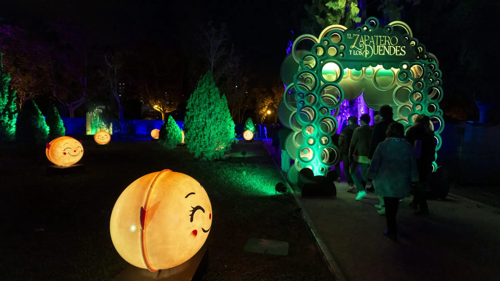 As Es Luzir Cuentos De Navidad El Espect Culo Del Parque Grande De