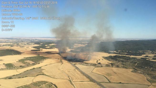 Alerta por riesgo muy alto de incendios en la mayor parte de Aragón