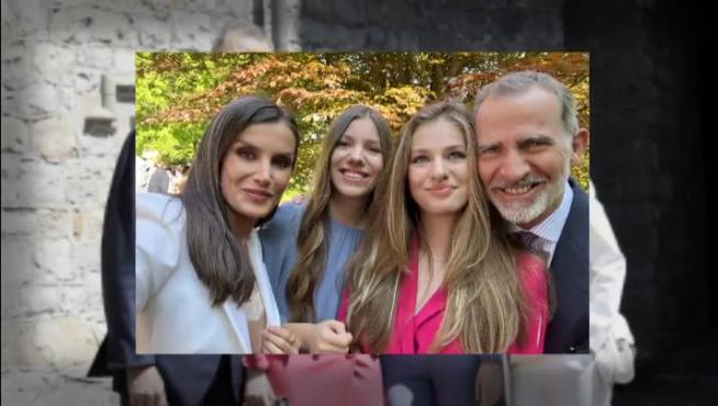 Leonor se gradúa en el internado de Gales acompañada por los Reyes y la infanta Sofía