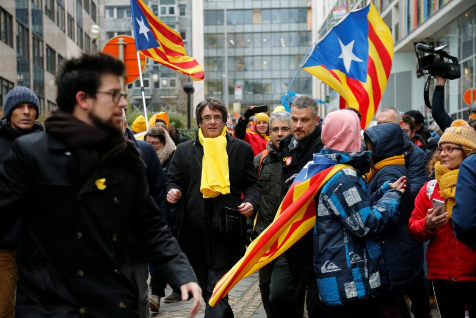 Fotos Manifestación independentista con miles de personas en Bruselas