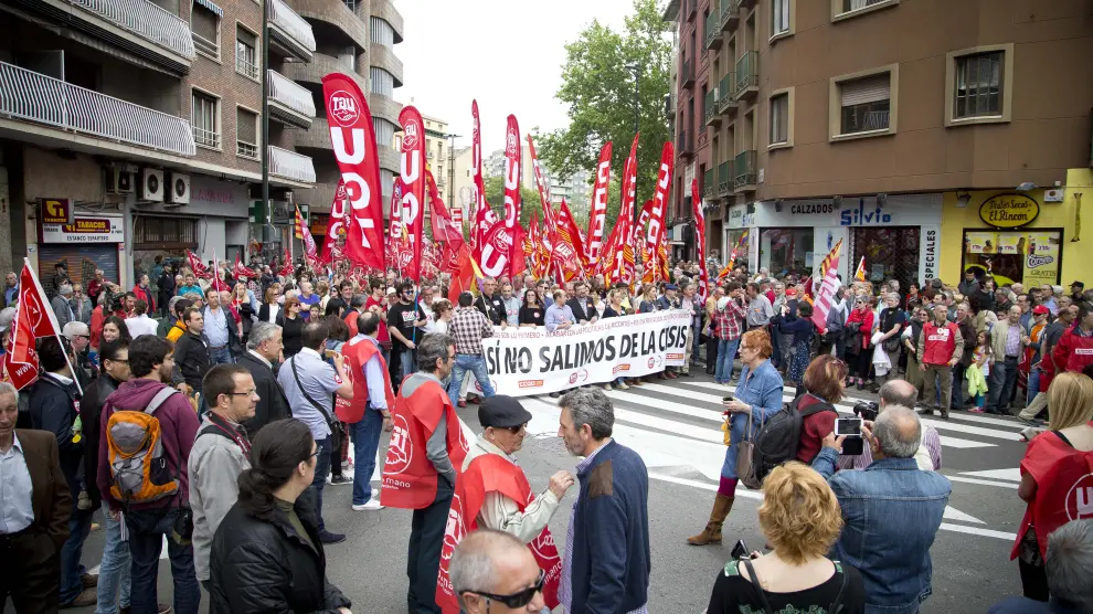 Movilizaciones En Las Tres Capitales Aragonesas Para Reivindicar Un