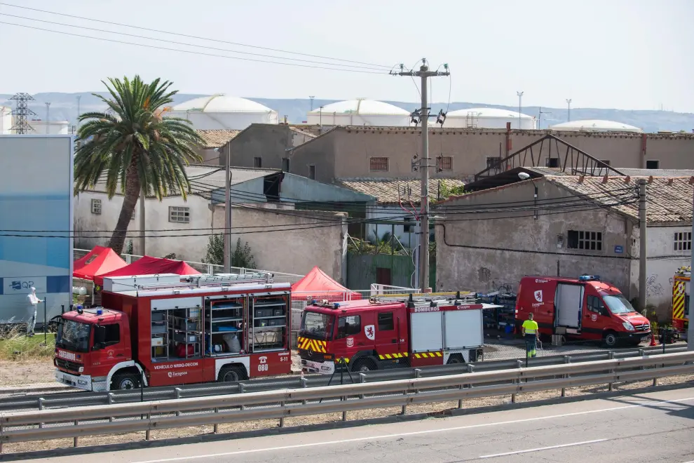 Fotos Así luchan los Bomberos de Zaragoza para extinguir el incendio