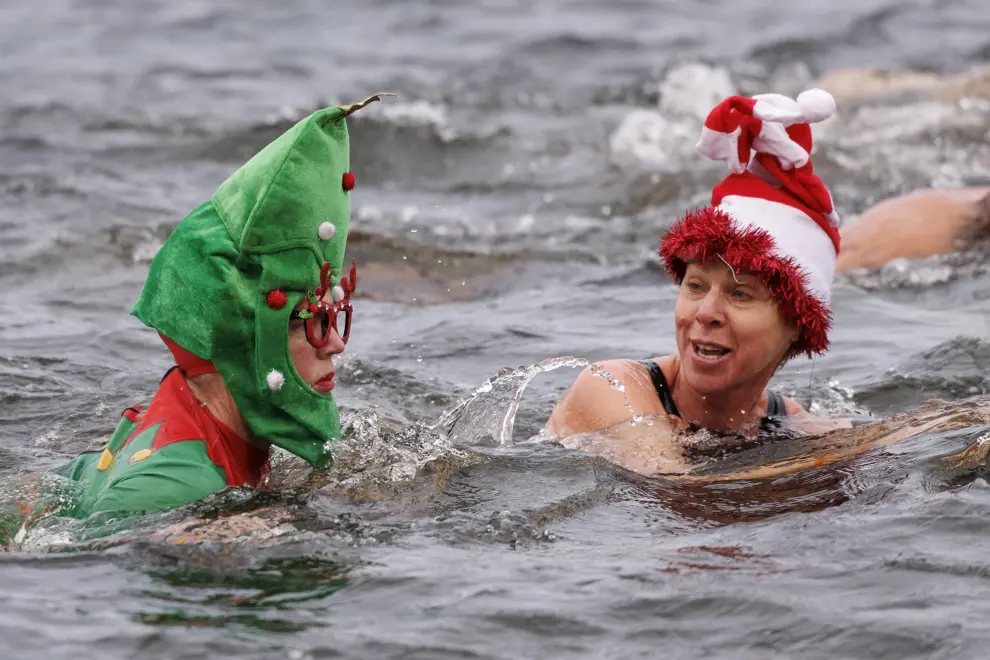 Navidad En El Agua De Hyde Park De Londres Im Genes