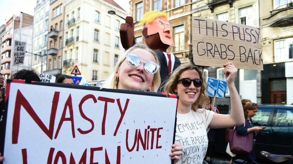 Fotos Miles De Personas Protestan Contra OTAN Y La Presencia De Trump