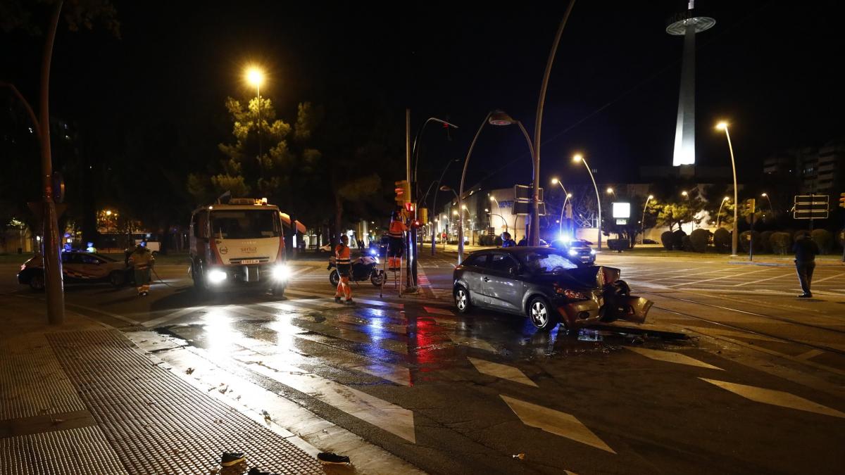 Atropello múltiple en Grancasa Zaragoza El conductor que huyó tras