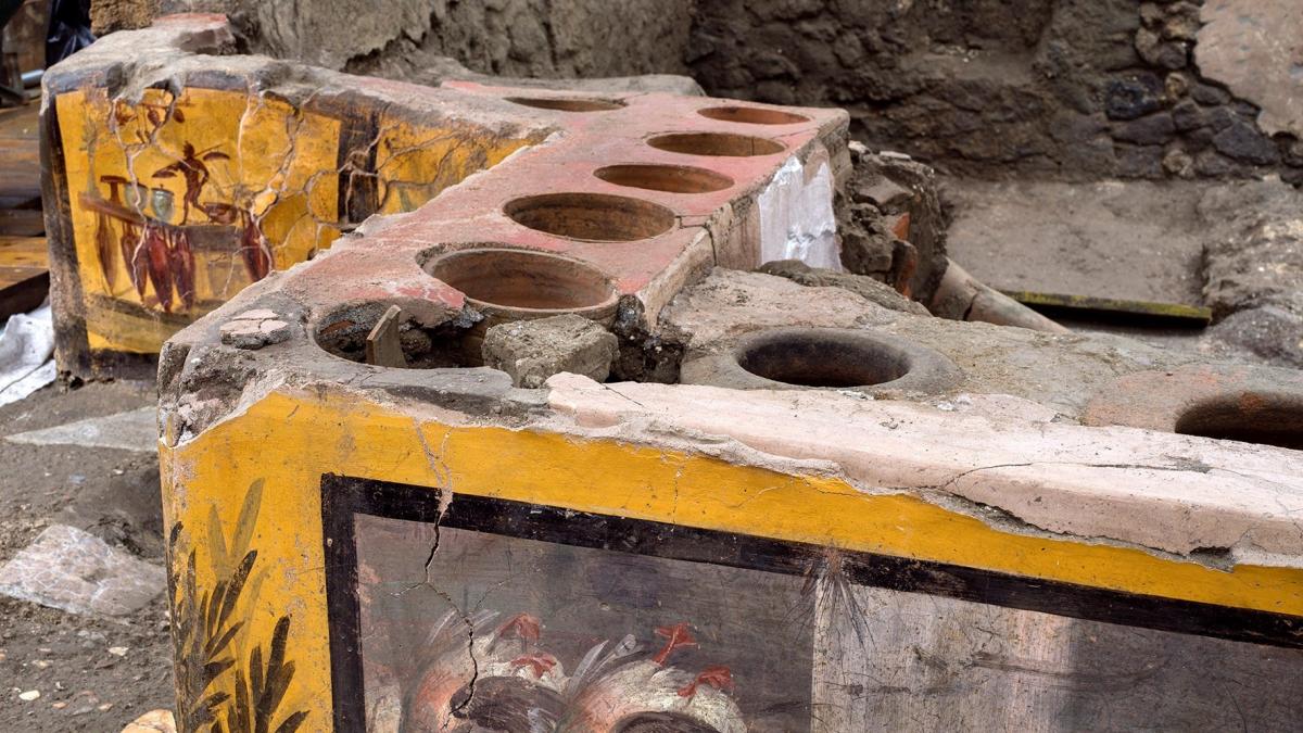 Descubren Un Termopolio En Pompeya Un Restaurante Con Restos De Comida