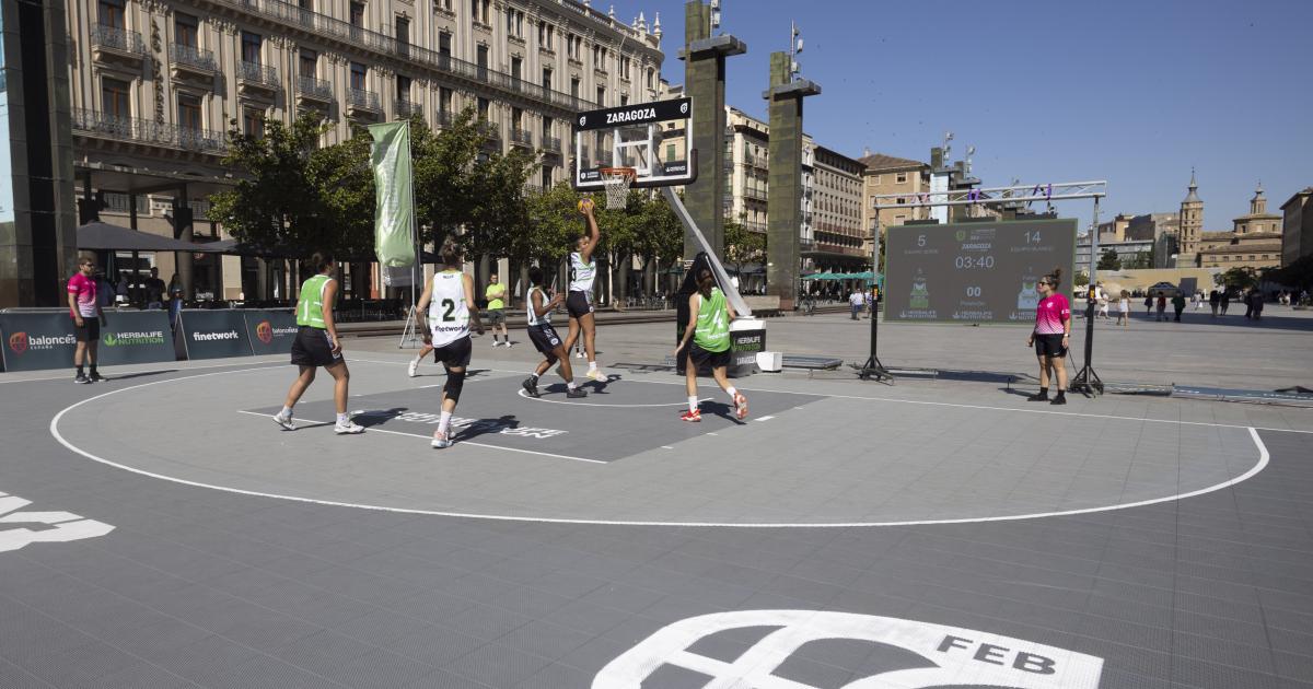 El Torneo 3x3 Caixabank de baloncesto toma este sábado la Plaza del