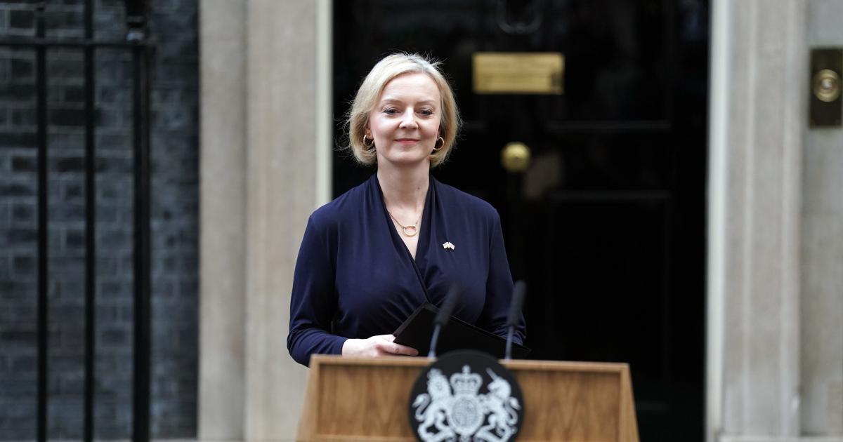 Dimite la primera ministra británica Liz Truss