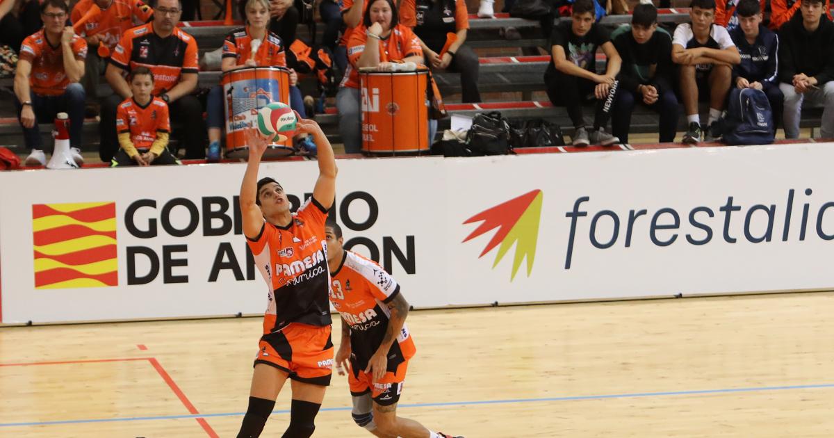 Voleibol Contundente Triunfo Del Pamesa Teruel Ante El CV Palma 3 0