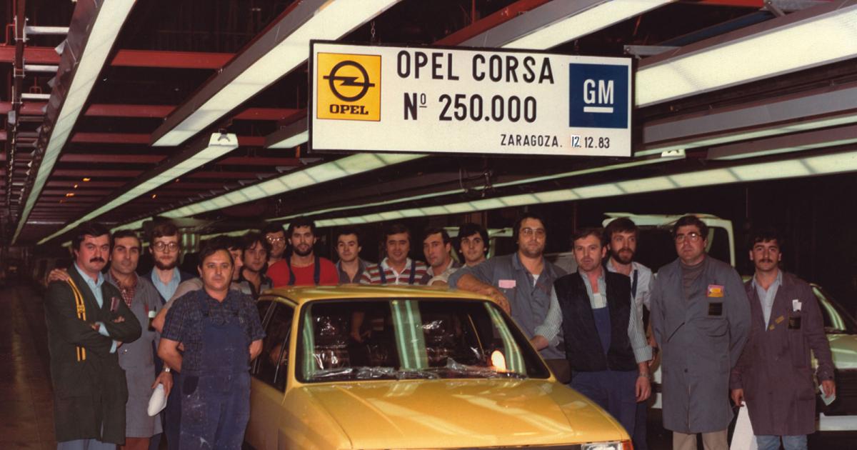 40 Aniversario Del Opel Corsa Y De La Planta De Figueruelas