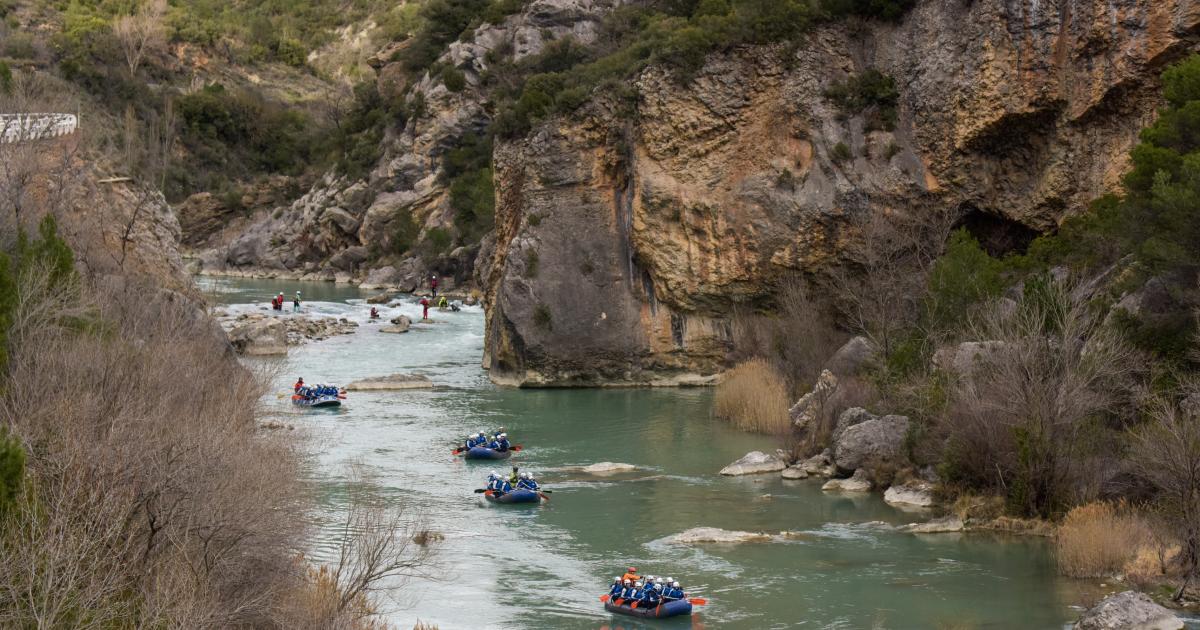 Buenas Condiciones Del G Llego En La Campa A De Aguas Bravas