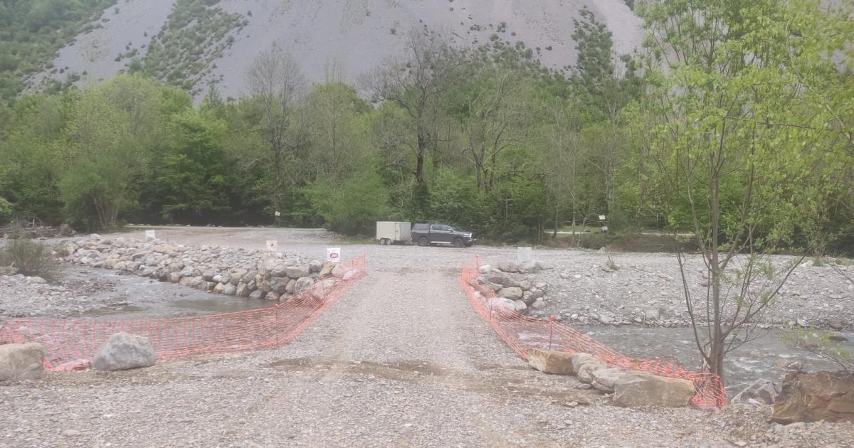 El Puente Del R O Cinca Se Cierra Por Obras A Su Paso En Pineta