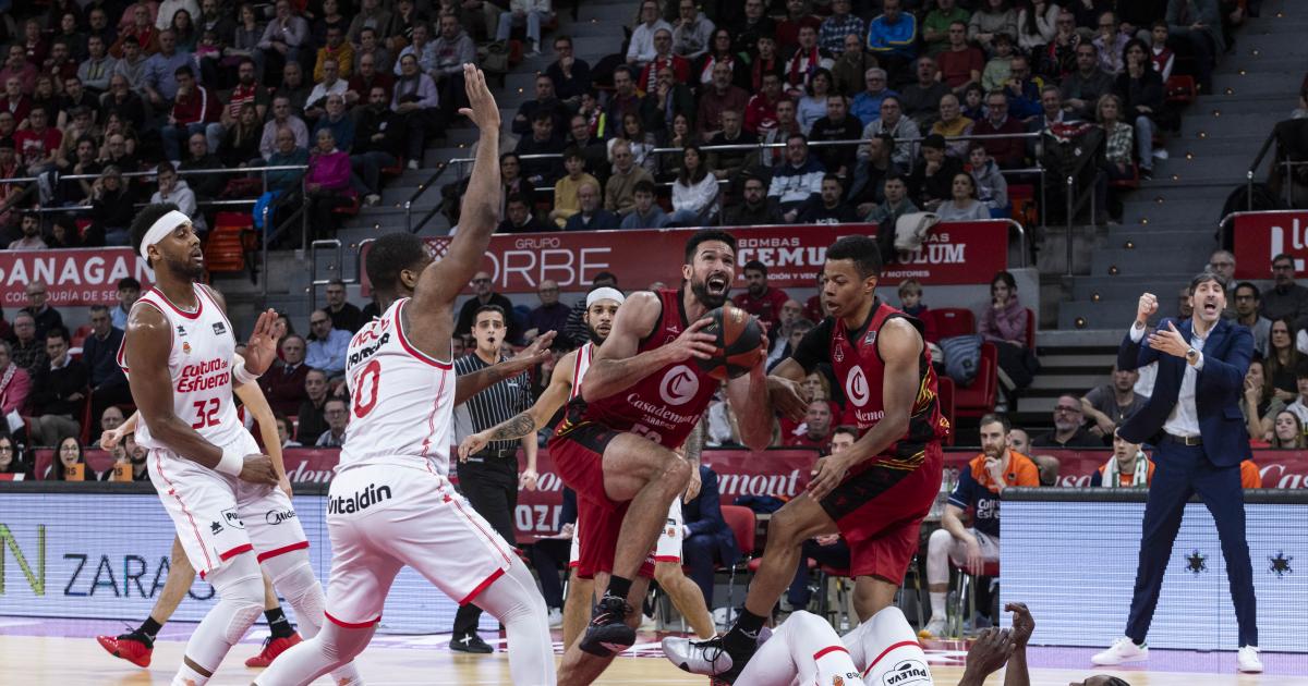 El Casademont Zaragoza Se Desinfla Ante El Valencia Basket En El Tramo