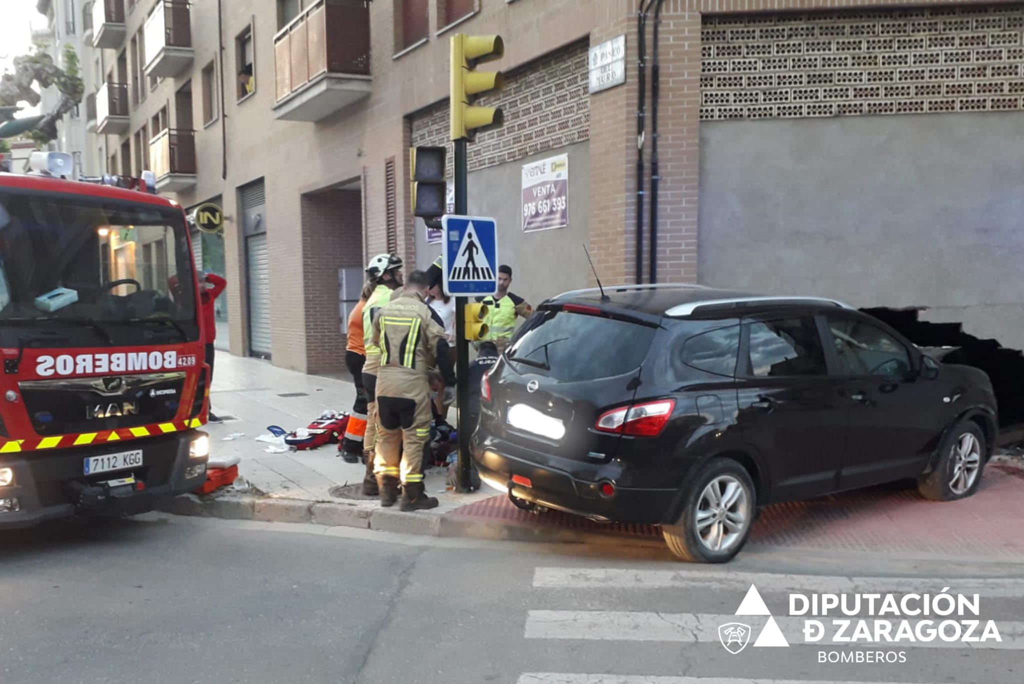 Muere Un Conductor En Ejea Tras Sufrir Un Desvanecimiento Al Volante Y