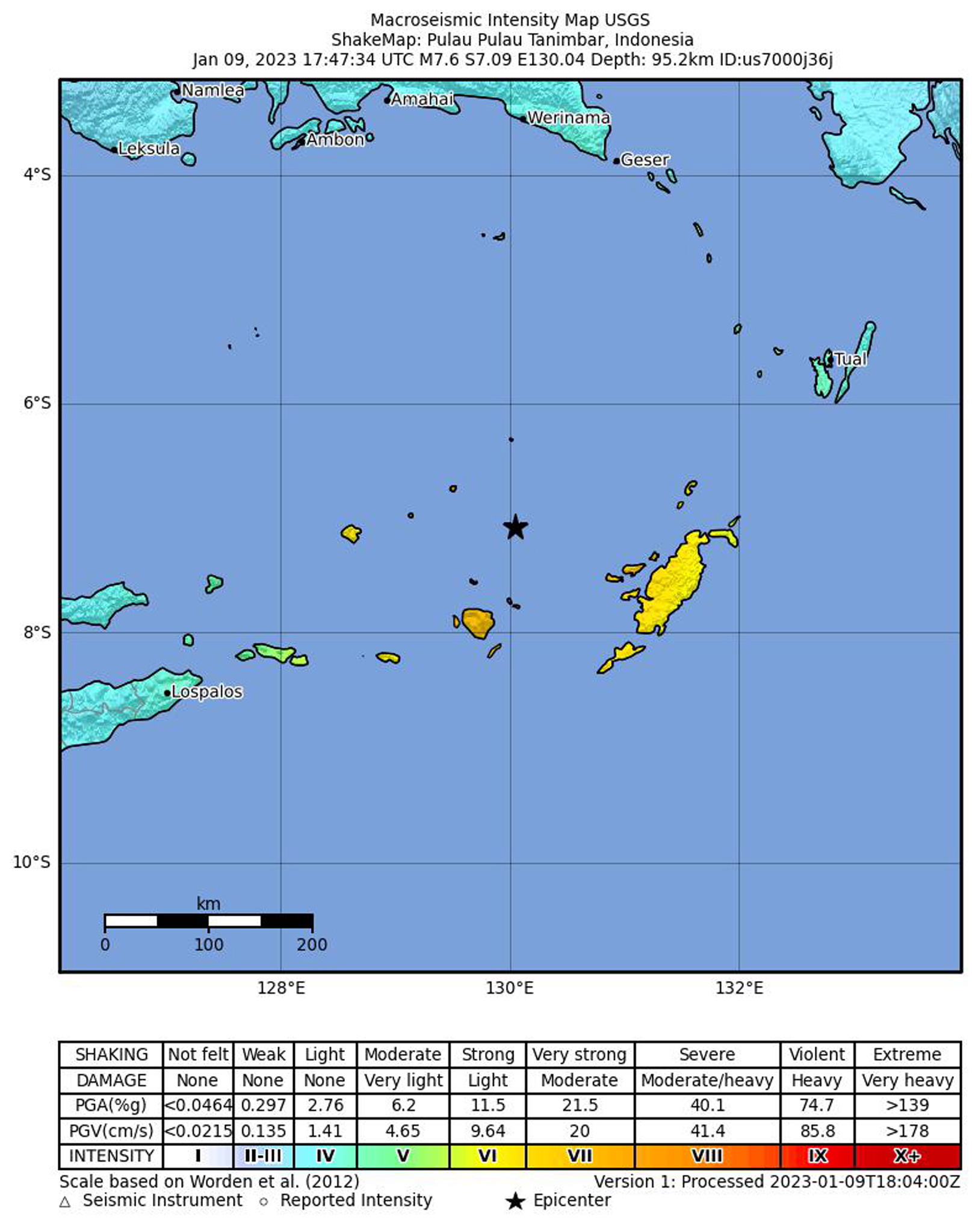 Un Terremoto De Magnitud Con Epicentro En El Mar De Banda Sacude