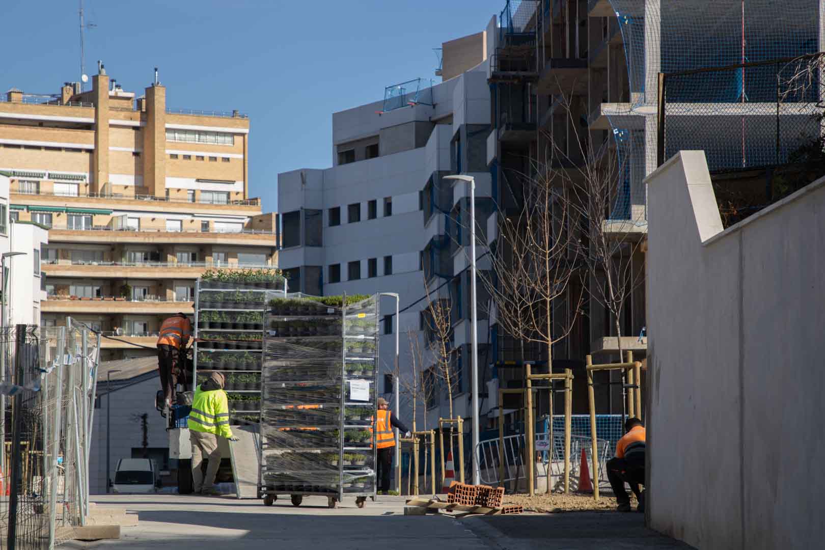 Así van las obras del nuevo parque de Pignatelli Imágenes