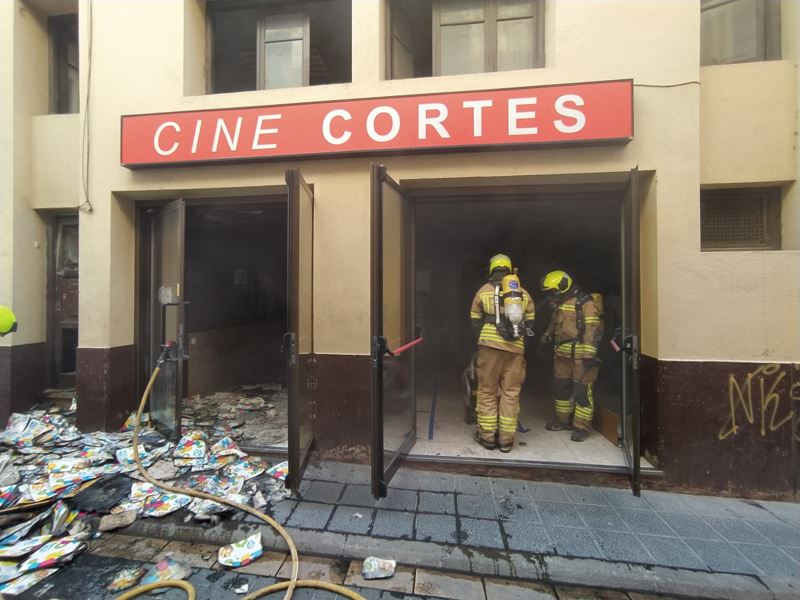 Sofocado Un Incendio En El Cine Cort S De Barbastro