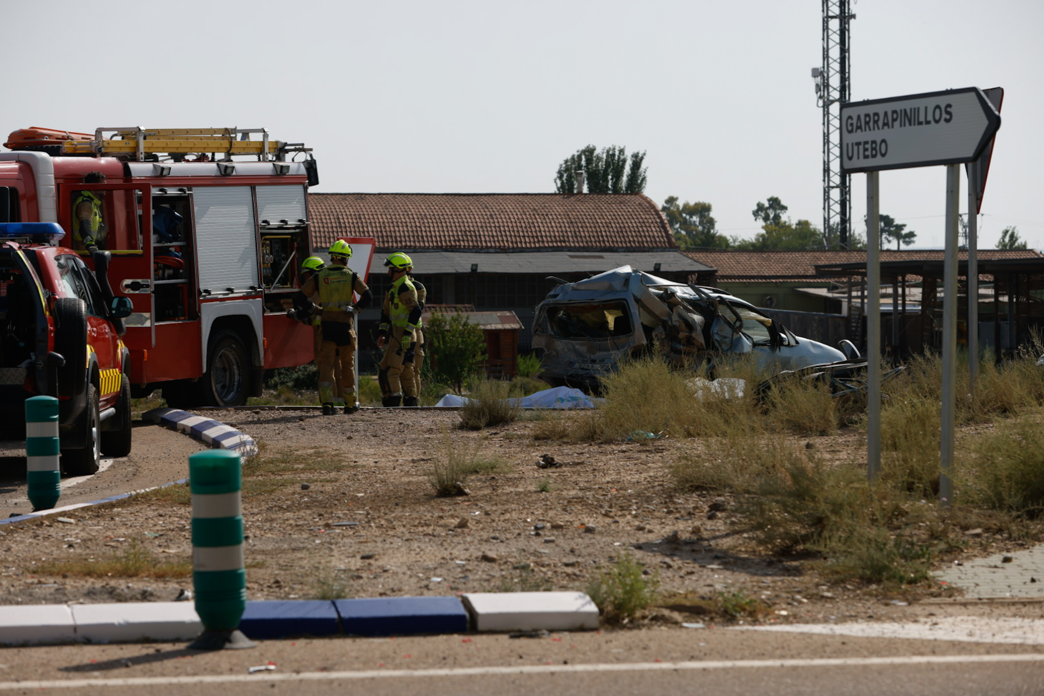 Fotos del accidente mortal en la N 232 a la altura de Utebo Imágenes