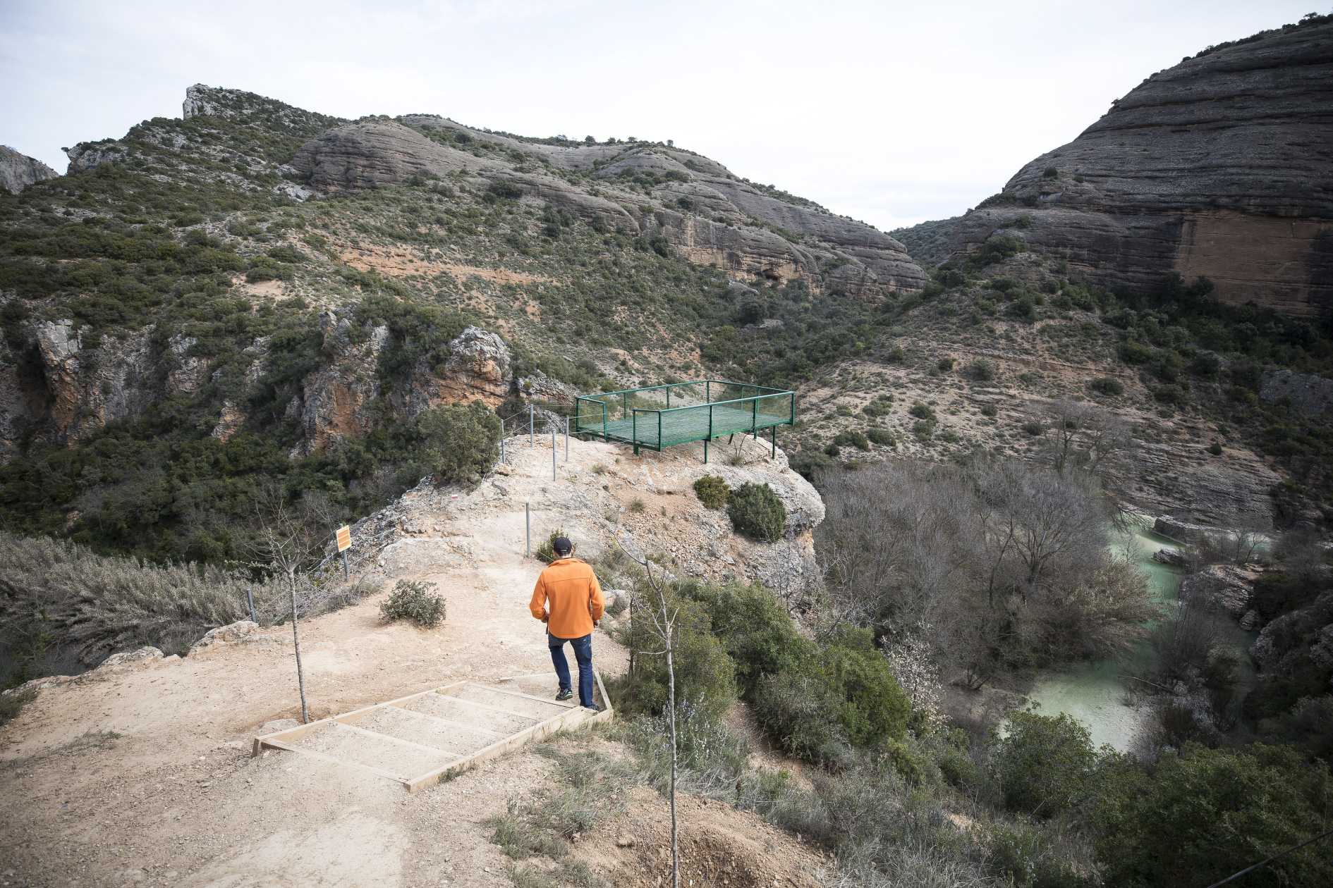 Fotos de la ruta por el sendero fluvial de aguas turquesas más