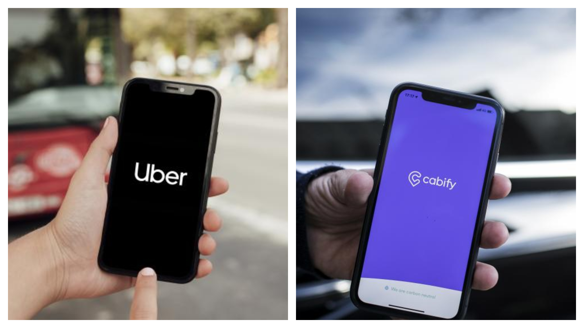 Diferencias entre Uber y Cabify cuál es más barato en Zaragoza